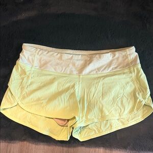 Lululemon Athletica Lime Green Athletic Shorts